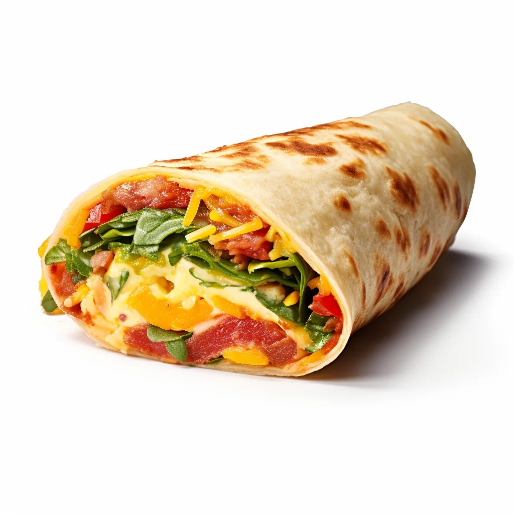 image of omelette wrap